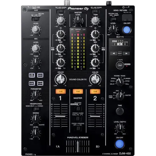Pioneer DJ DJM-450 - 2-Channel DJ Mixer with FX