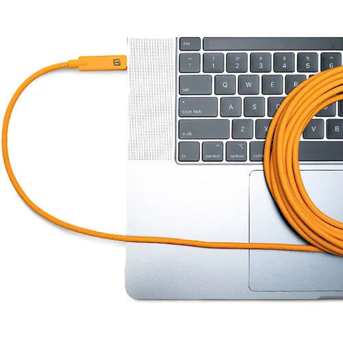 Tether Tools TetherBoost Pro USB Type-C Core Controller Extension Cable (16', High-Visibility Orange) - BHM Store