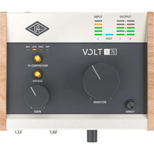 Universal Audio Volt 176 Portable 1x2 USB Type-C Audio/MIDI Interface with Built-In Compressor - BHM Store