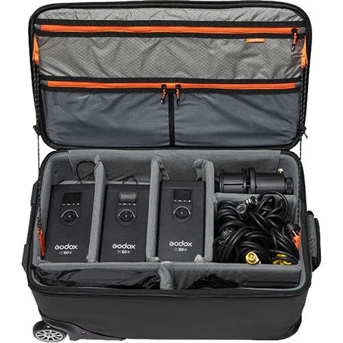 Godox Wheeled Carry Bag for S60 LED 3-Light Kit - BHM Store
