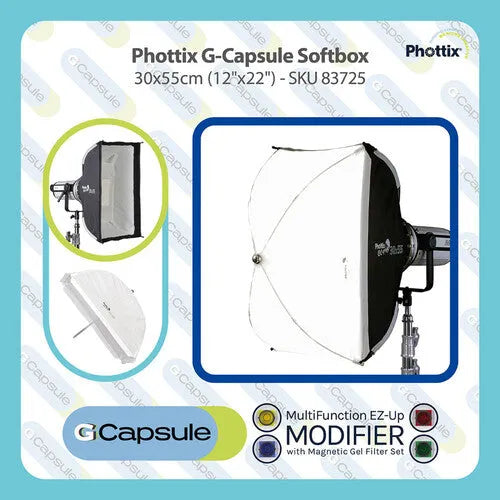 Phottix G-Capsule Rectangular Standard Softbox 30 x 55cm