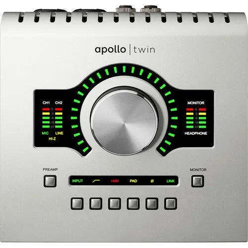 Universal Audio Apollo Twin USB Heritage Edition Desktop 10x6 USB Audio Interface with Real-Time UAD Processing for Windows - BHM Store