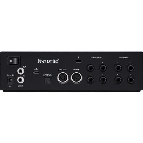 Focusrite Clarett+ 4Pre Desktop 18x8 USB Type-C Audio/MIDI Interface - BHM Store