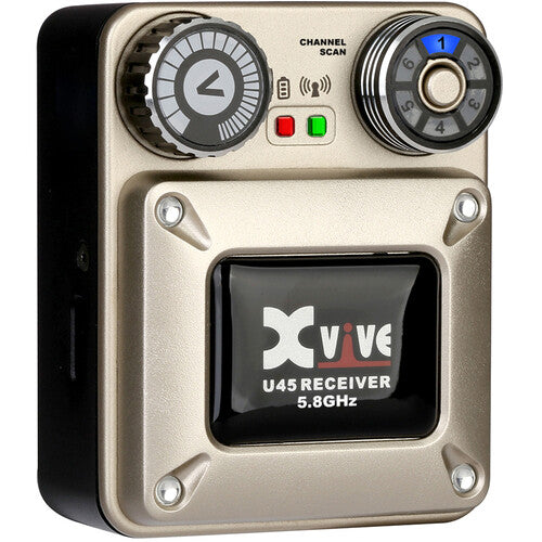 Xvive Audio U45R4 Wireless In-Ear Monitor System with Four Receivers (5.8 GHz)