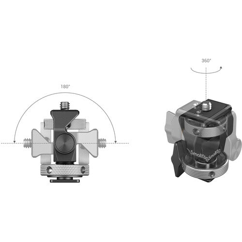 SmallRig Swivel and Tilt Adjustable Monitor Mount with Cold Shoe Mount