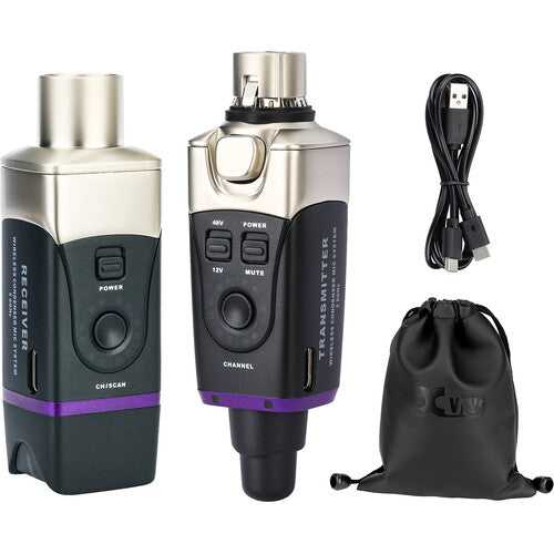 Xvive Audio U35C Wireless Plug-On System for Condenser Microphones (5.8 GHz)