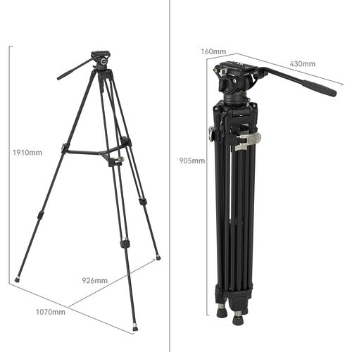 SmallRig AD-80 FreeBlazer Heavy-Duty Aluminum Tripod System