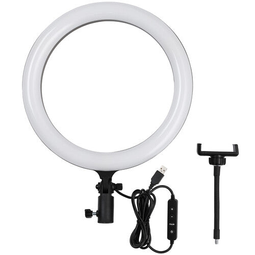 Godox LR120 Bi-Color LED Ring Light (12", Black)