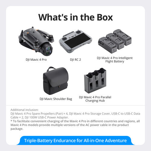 DJI Mavic 4 Pro Drone with Fly More Combo