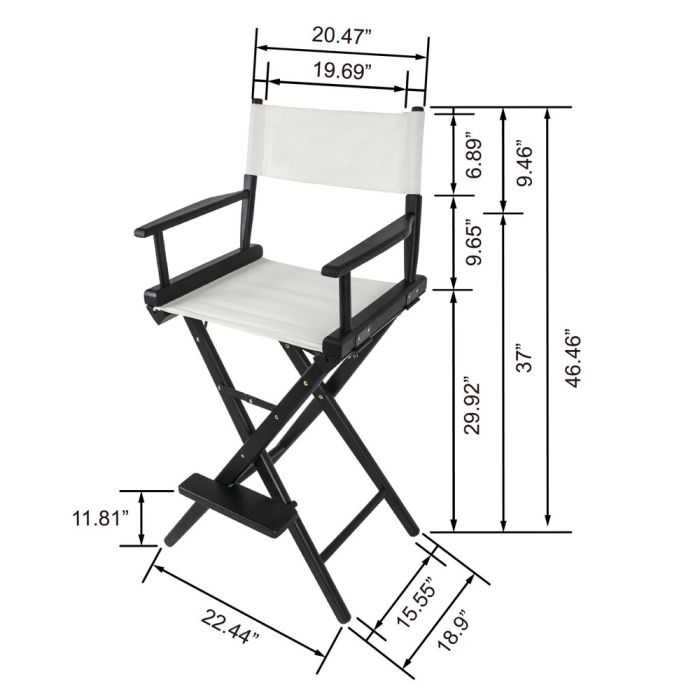 KUPO Bar Height Director Chair Height (46'')