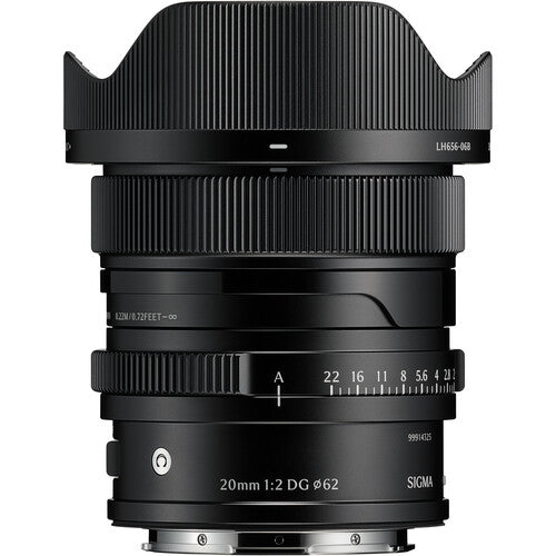 Sigma 20mm F2 DG Contemporary Lens (L-Mount) in 2 Colors