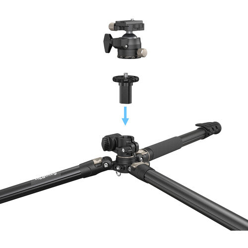SmallRig CT200 Lateral Center Column Aluminum Tripod with Ball Head