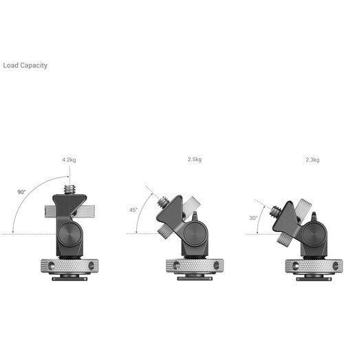 SmallRig Swivel and Tilt Adjustable Monitor Mount with Cold Shoe Mount