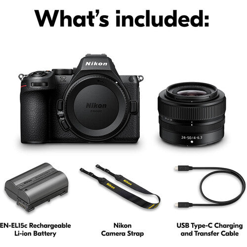 Nikon Z5 II Mirrorless Camera with 24-50mm f/4-6.3 Lens