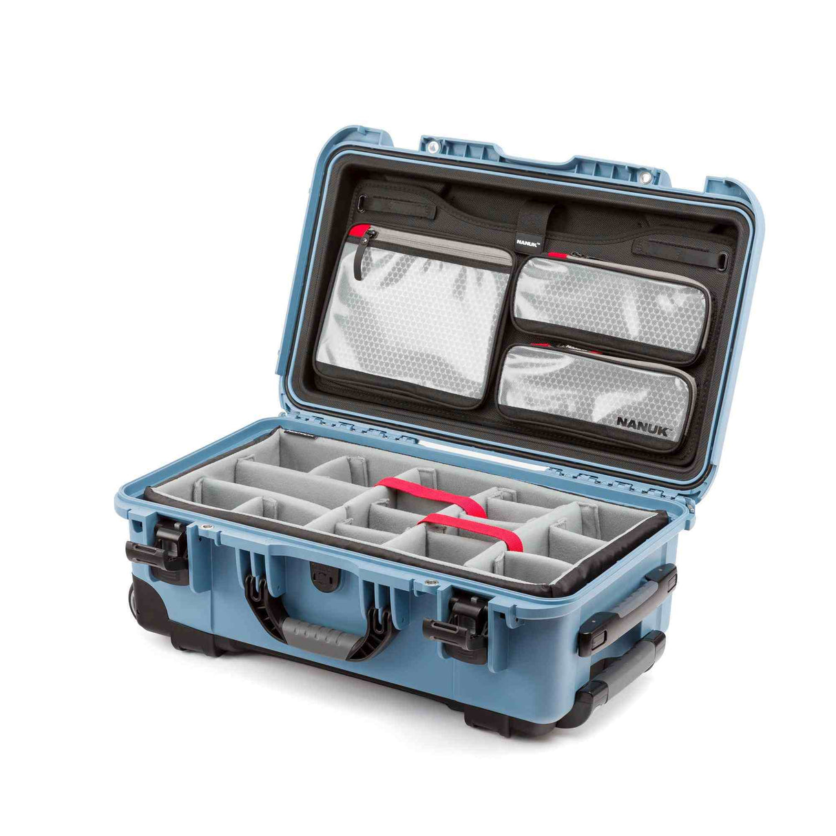 Nanuk 935 Wheeled Waterproof Hard Case with Padded Dividers & Lid Organizer in 10 Colors