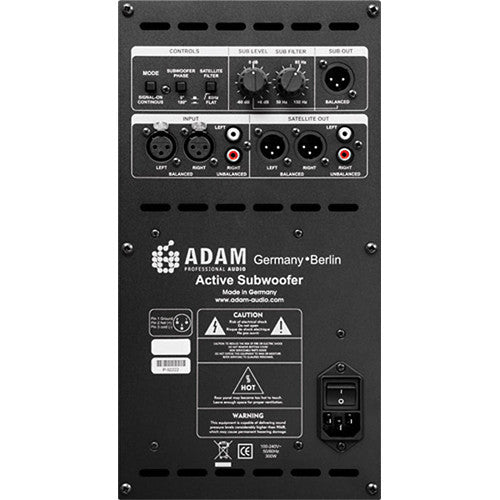Adam Audio Sub2100 - 1000W 21" Front-Firing Active Subwoofer