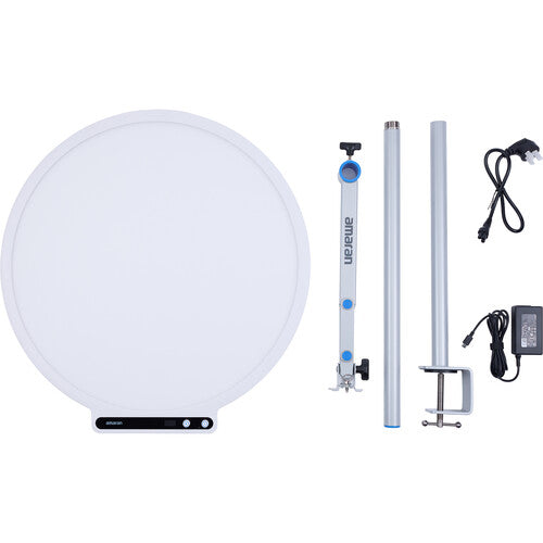 Aputure amaran Verge Max Bi-Color Round LED Light Panel (White)