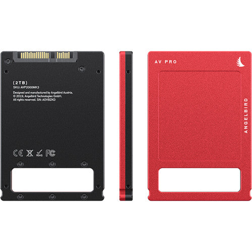 Angelbird AV PRO MK3 SATA III 2.5" Internal SSD in 2 Sizes