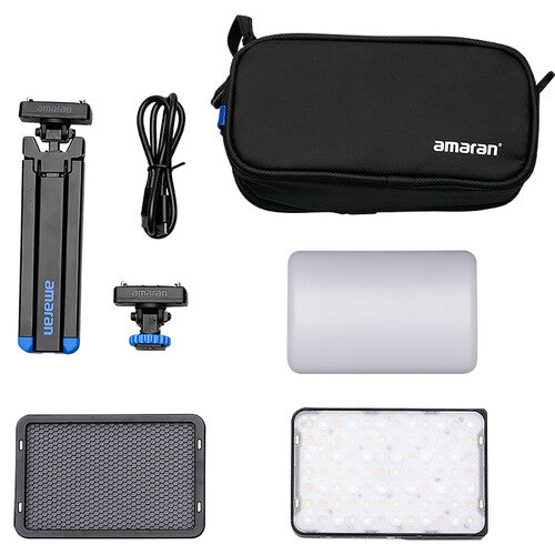 Aputure Amaran Ace 25x Bi-Color LED Light Panel All-in-One Creator Kit (Charcoal)