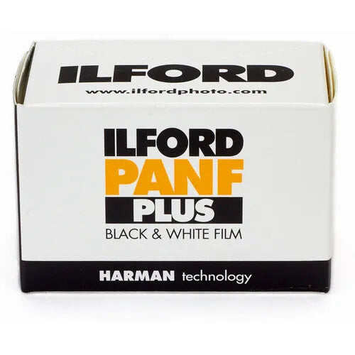 Ilford Pan F Plus Black and White Negative Film (35mm Roll Film, 36 Exposures)