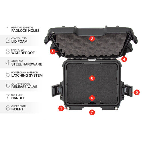 Nanuk 905 Hard Case with Foam in 8 Colors