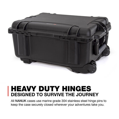 Nanuk 955 Wheeled Hard Camera Case Pro Photo Kit (Black, 62.5L)