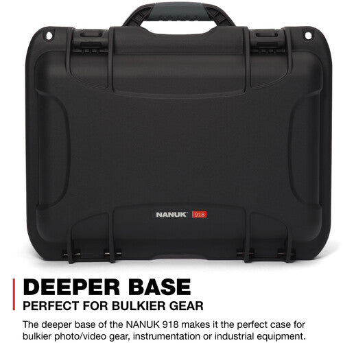 Nanuk 918 Hard Case with Interior Foam in 3 Colors