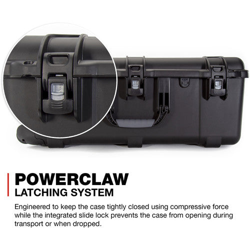 Nanuk 963 Wheeled Hard Case with Padded Divider Insert (Black, 90.6L)