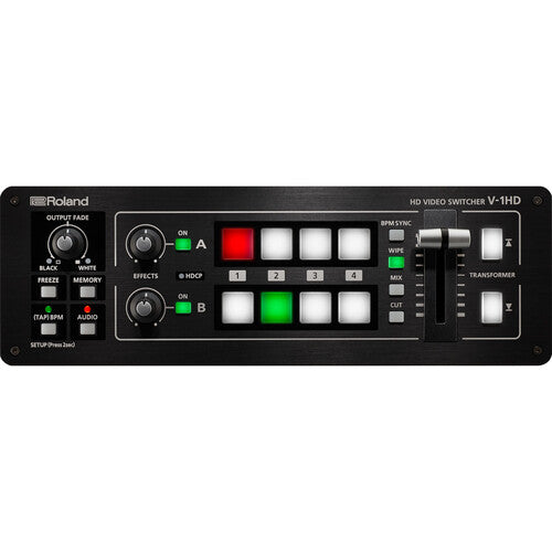 Roland V-1HD Portable 4 x HDMI Video Switcher & UVC-01 USB Capture Device Kit