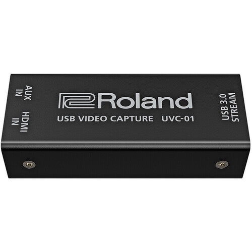 Roland V-1HD Portable 4 x HDMI Video Switcher & UVC-01 USB Capture Device Kit