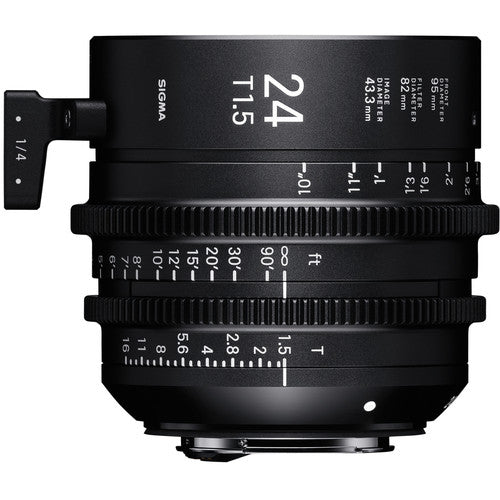 Sigma 24mm T1.5 Fully Luminous FF High-Speed Prime (EF, Feet)
