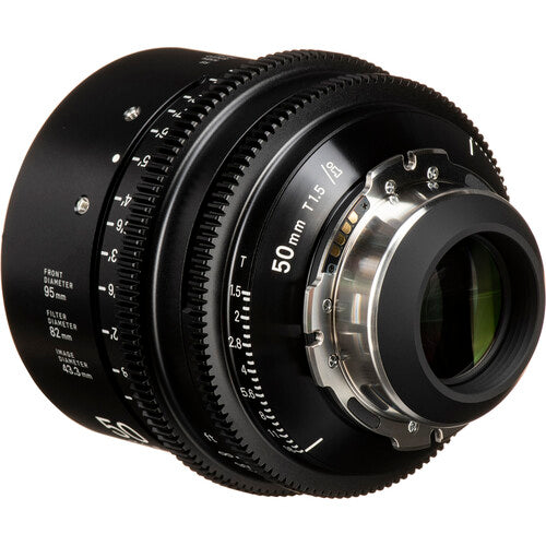 Sigma 50mm T1.5 FF High-Speed Cine Prime with /i Technology (PL Mount, Feet)