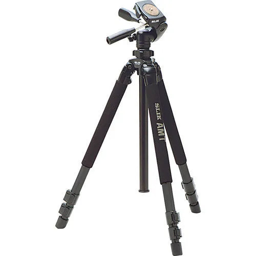Slik Pro 700 DX Tripod with 700DX 3-Way, Pan-and-Tilt Head (Black) - BHM Store