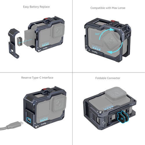 SmallRig Cage for GoPro HERO13/12/11/10/9 Black