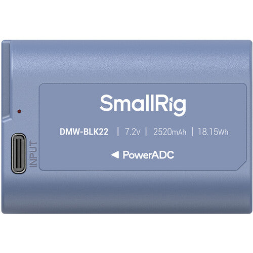 SmallRig DMW-BLK22 USB-C Battery (2520mAh, Blue)