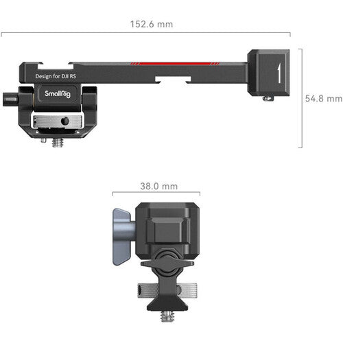 SmallRig Monitor Mount with NATO Clamp for Select DJI RS Series Gimbals
