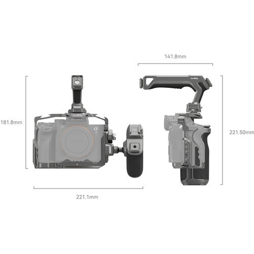 SmallRig HawkLock Quick Release Advanced Cage Kit for Sony a7R V, a7 IV & a7S III