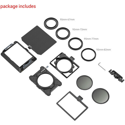SmallRig Star-Trail Lightweight Multifunctional Modular Matte Box VND Filter Bundle 95mm Back
