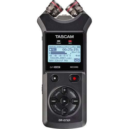TASCAM DR-07XP 2-Channel 32-Bit Float Portable Audio Recorder
