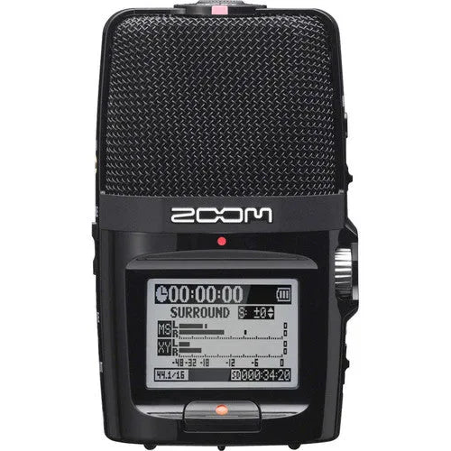 Zoom H2n 2-Input / 4-Track Portable Handy Recorder with Onboard 5-Mic Array - BHM Store