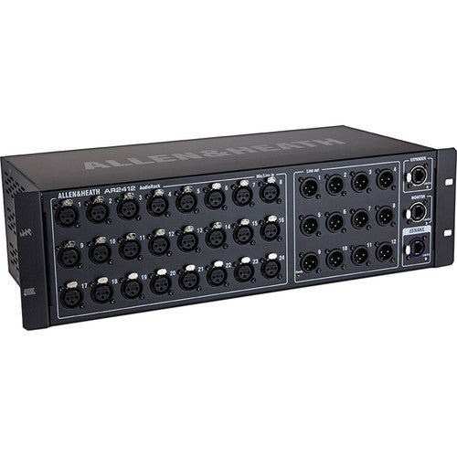 Allen & Heath AR2412 24x12 Main Remote Stage Rack for GLD & Qu Mixers