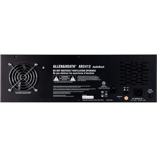 Allen & Heath AR2412 24x12 Main Remote Stage Rack for GLD & Qu Mixers