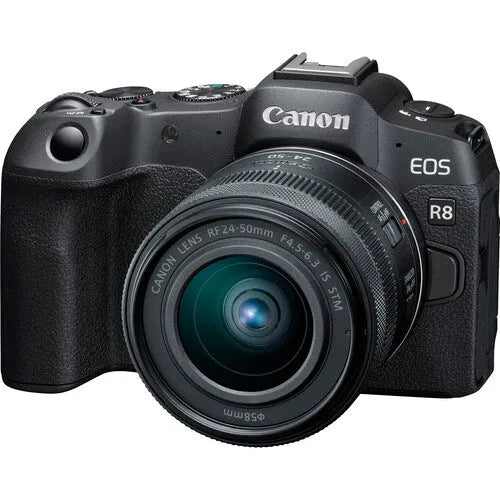Canon EOS R8 Mirrorless Camera with RF 24-50mm f/4.5-6.3 IS STM Lens - BHM Store