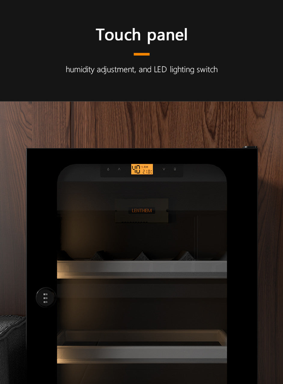 Lenthem DT-095D 90L Auto-Dehumidifier Digital Dry Cabinet
