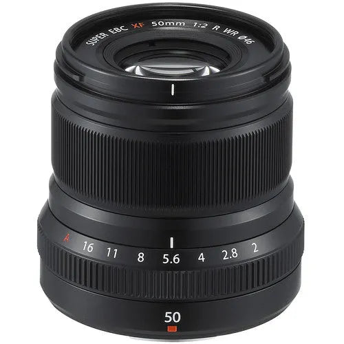 FUJIFILM XF 50mm f/2 R WR Lens (Black) - BHM Store