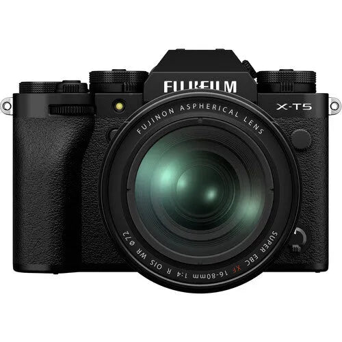 FUJIFILM X-T5 Mirrorless Camera with 16-80mm Lens (Black) - BHM Store