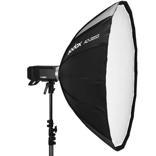 Godox Parabolic Softbox AD-S85W for AD400PRO & AD300PRO (White, 85cm) - BHM Store