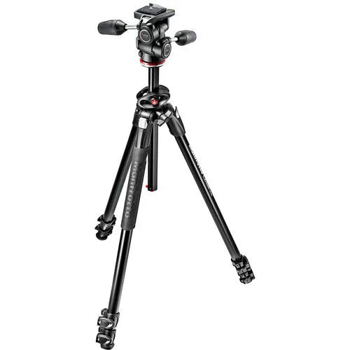 Manfrotto 290 Dual Aluminum Tripod with 3-Way Pan/Tilt Head - BHM Store