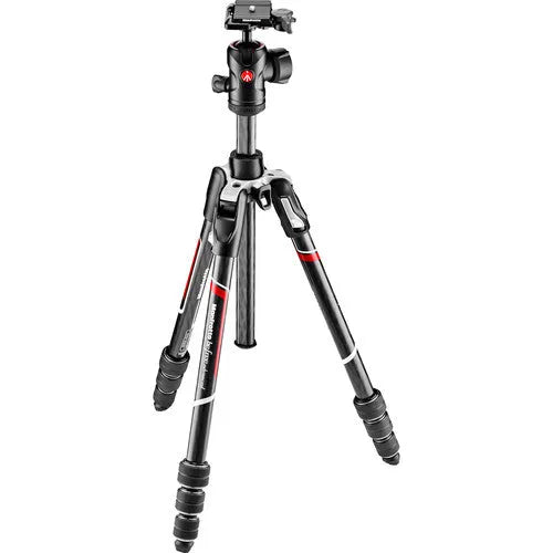 Manfrotto Befree Advanced Carbon Fiber Travel Tripod with 494 Ball Head (Twist Locks, Black) - BHM Store