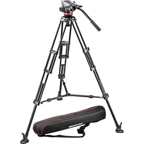 Manfrotto MVH502A Fluid Head and 546B Tripod System with Carrying Bag - BHM Store